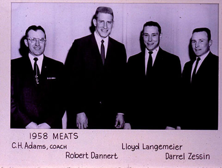 1958 Meat Judging Team