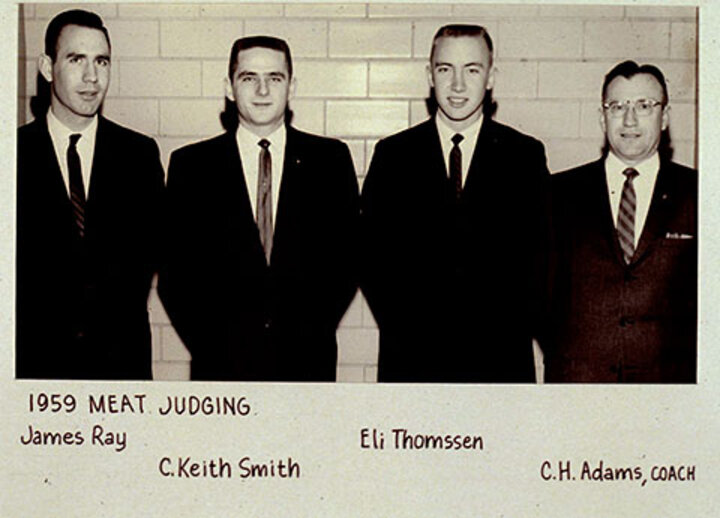 1959 Meat Judging Team