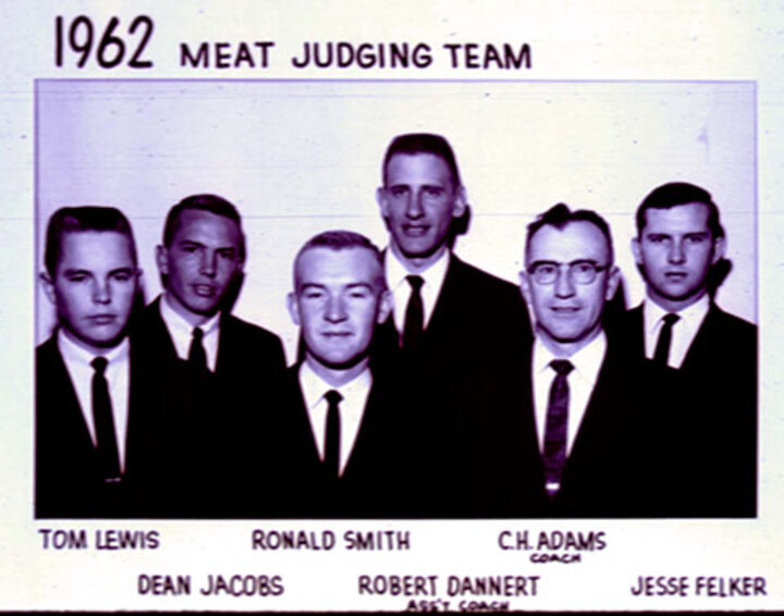 1962 Meat Judging Team