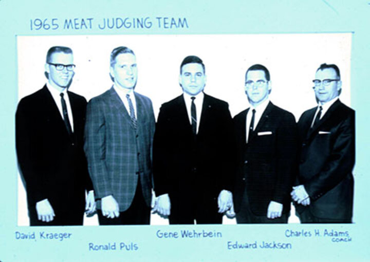 1965 Meat Judging Team