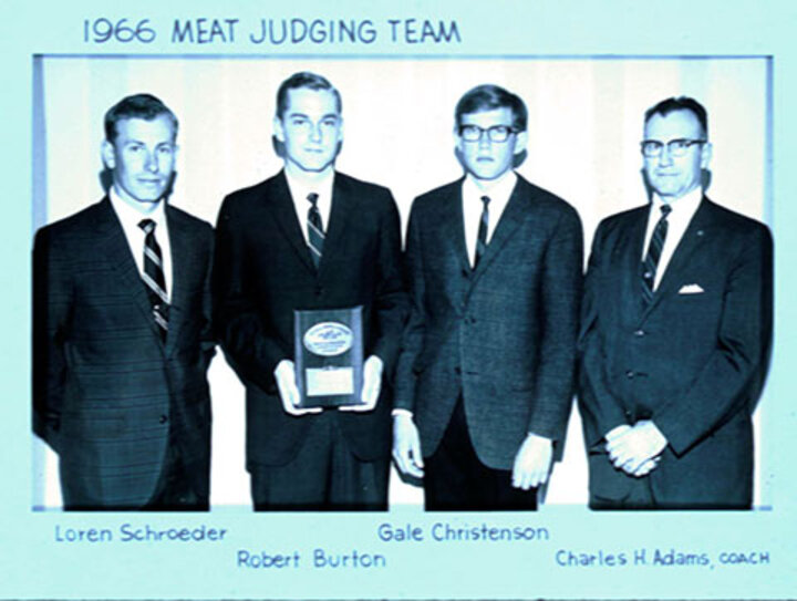 1966 Meat Judging Team