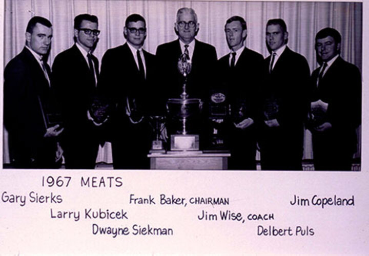 1967 Meat Judging Team