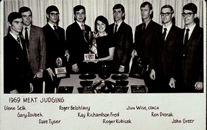 1969 Meat Judging Team