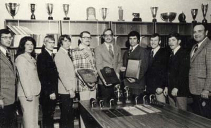 1975 Livestock judging team