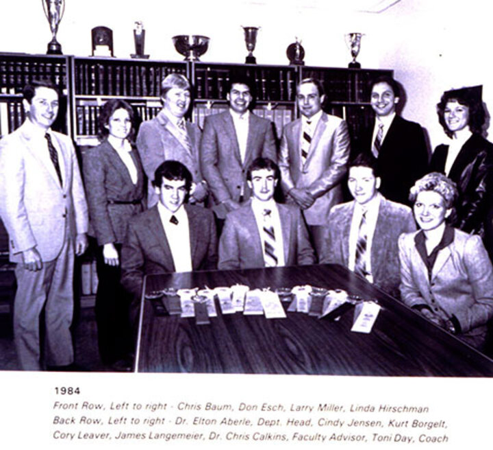 1984 Meat Judging Team