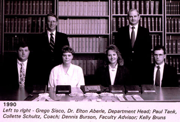 1990 Meat Judging Team