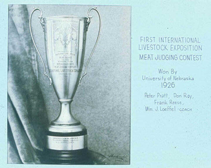 1926 Meat Judging Team