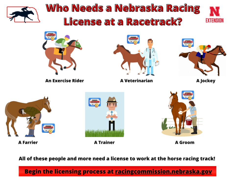 Who Needs a Nebraska Racing License Infographic